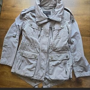BCBGMaxAzria Taupe Utility Field Jacket